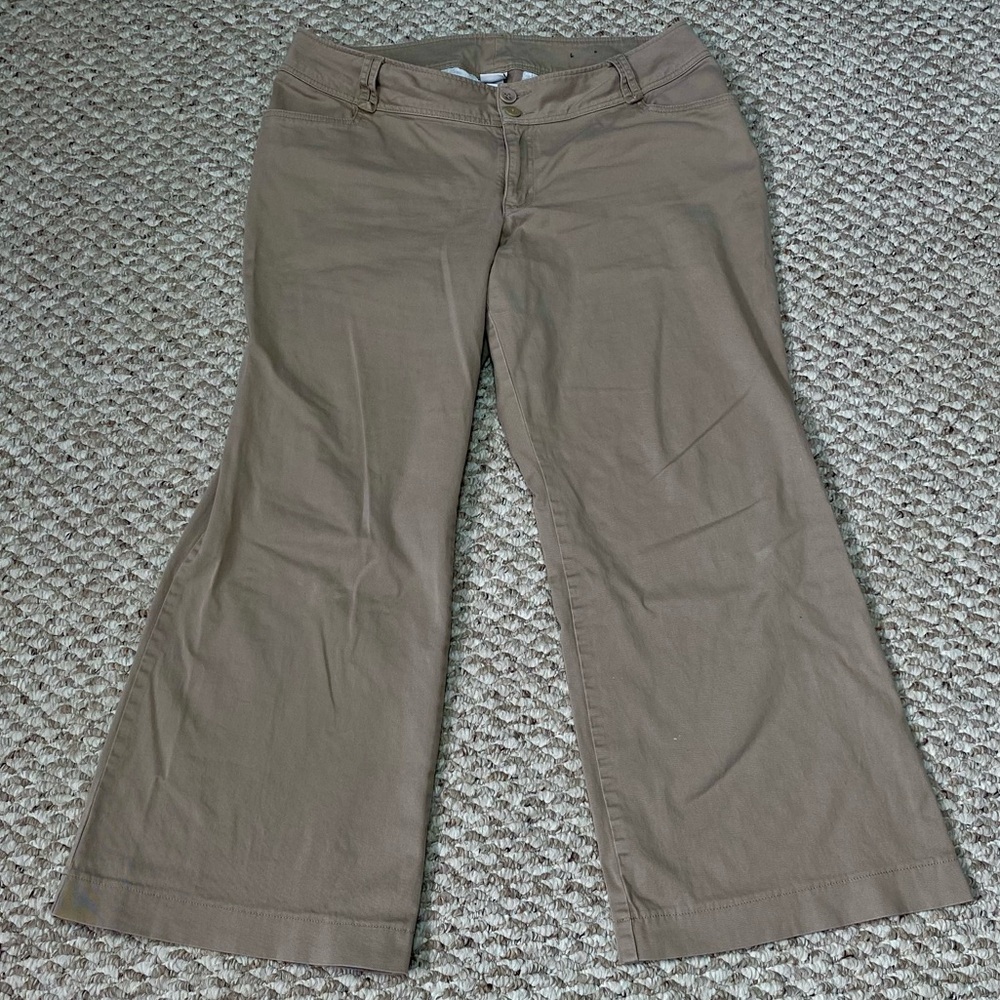 Venezia Brown Boot Cut & Flare Pants